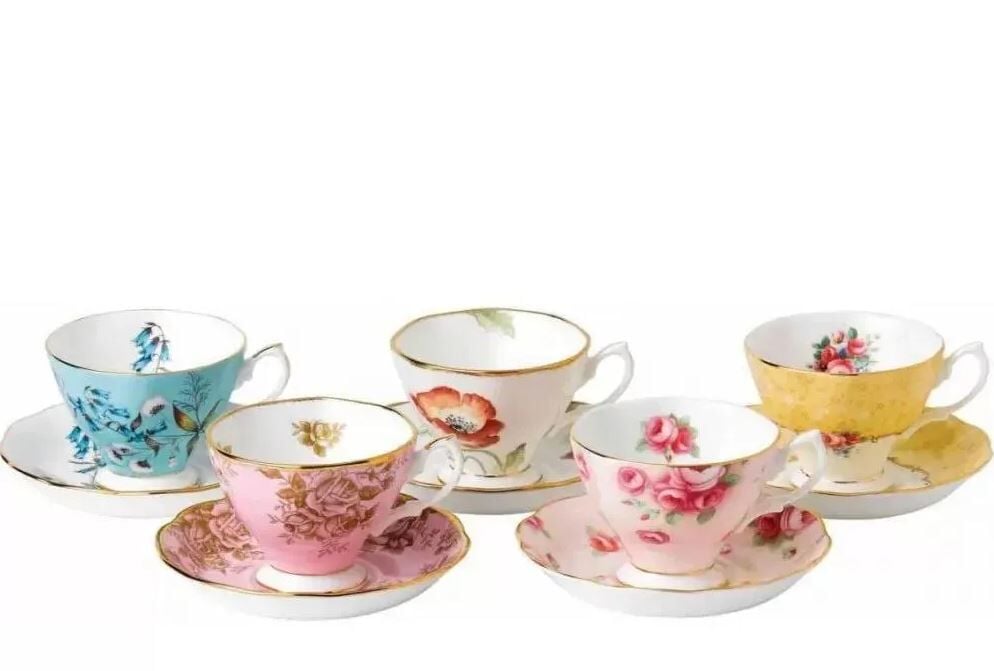 5'Lİ ÇAY FİNCANI SET 100. YIL SERİSİ 1950-1990