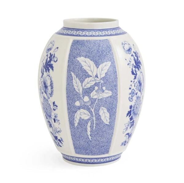 Spode Blue Italian British Flowers vazo