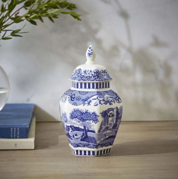 Spode Blue Italian Mini vazo