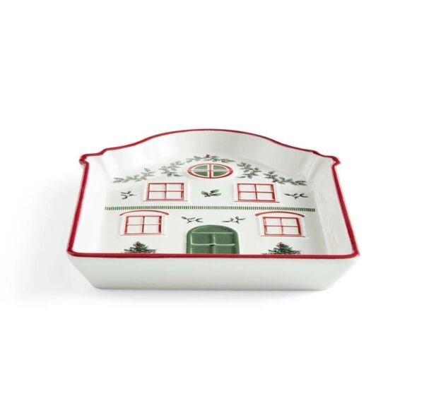 Spode Christmas Tree Village Red tabak