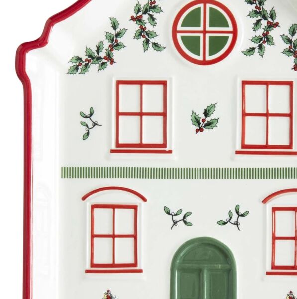 Spode Christmas Tree Village Red tabak