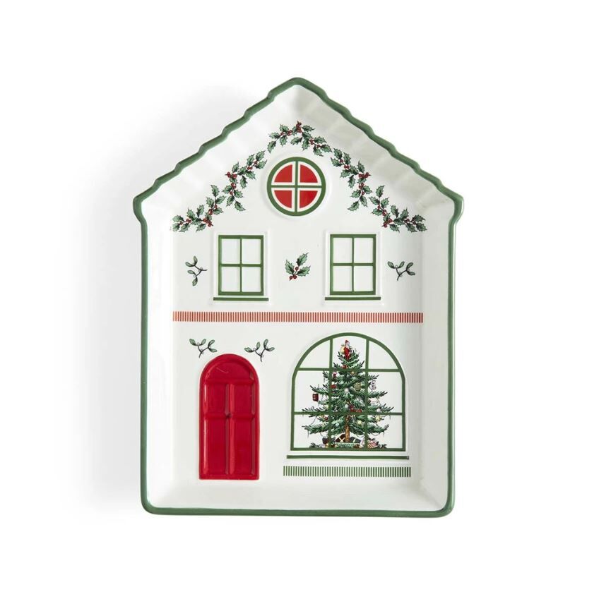 Spode Christmas Tree Village Green tabak