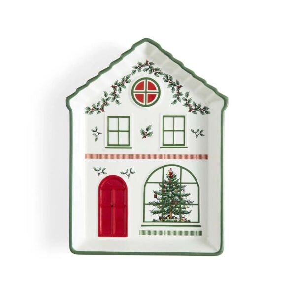 Spode Christmas Tree Village Green tabak