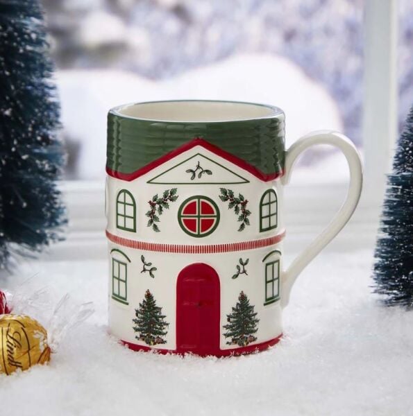 Spode Christmas Tree Village Green kupa