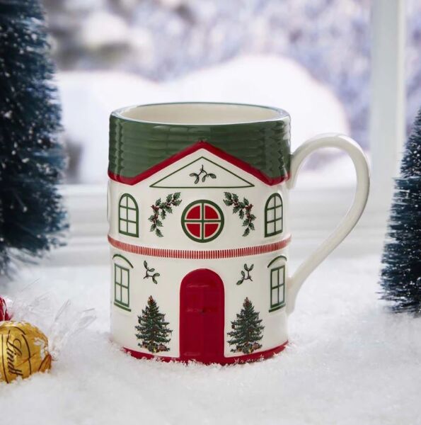 Spode Christmas Tree Village Green kupa