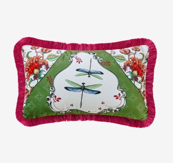 Yeşil Kadife Dekoratif Yastık 30X50 Cm Allure