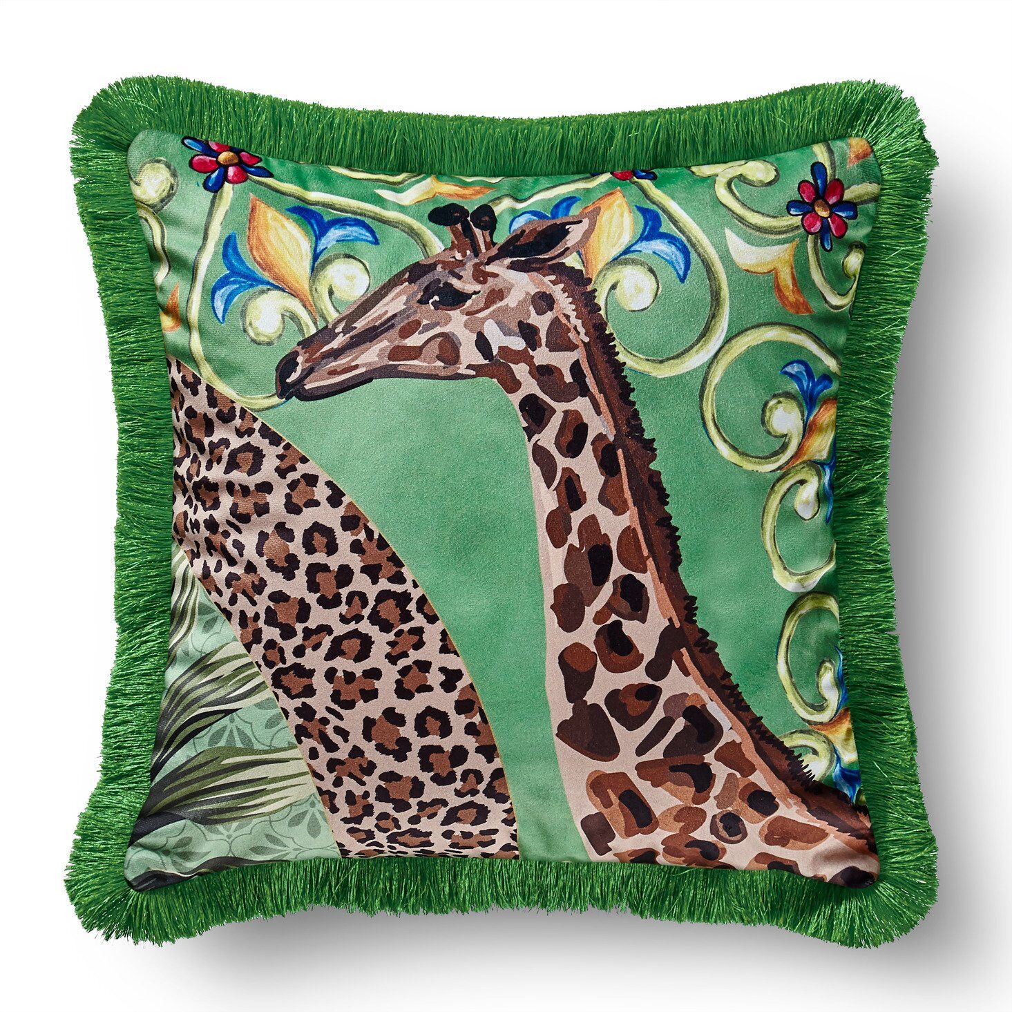 IL Giardino Yastık - Zürafa 45X45 cm Kadife