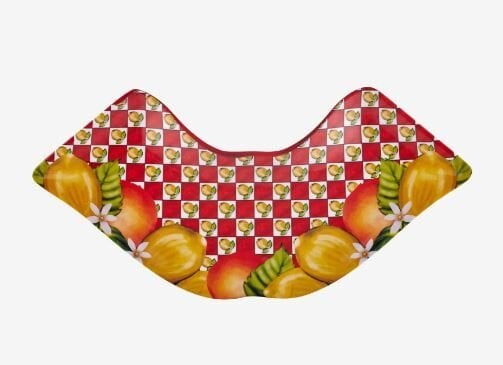 Kırmızı Melamin Meze Tabağı 7 Parça Capri Collection by Chiara Alessi