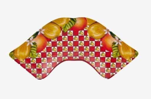 Kırmızı Melamin Meze Tabağı 7 Parça Capri Collection by Chiara Alessi