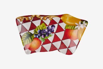 Kırmızı Melamin Meze Tabağı 7 Parça Capri Collection by Chiara Alessi