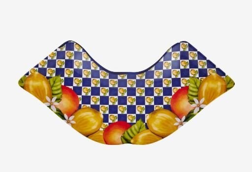 Mavi Melamin Meze Tabağı 7 Parça Capri Collection by Chiara Alessi