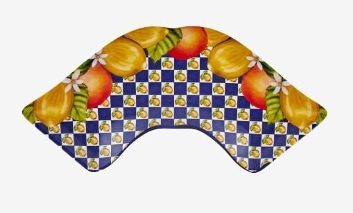 Mavi Melamin Meze Tabağı 7 Parça Capri Collection by Chiara Alessi