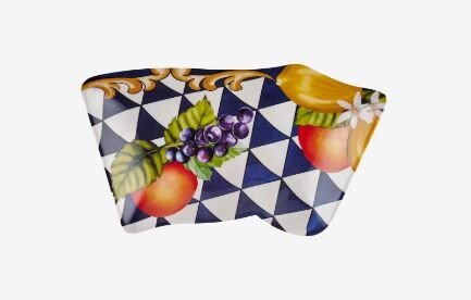 Mavi Melamin Meze Tabağı 7 Parça Capri Collection by Chiara Alessi