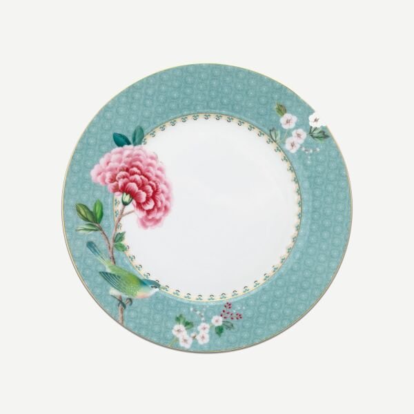 Blushing Birds Mavi Tabak 21 cm