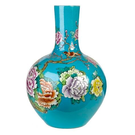 Vase Ball Body Light Blue
