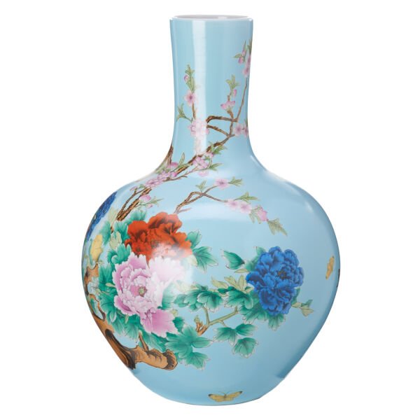 Vase Ball Body Light Blue