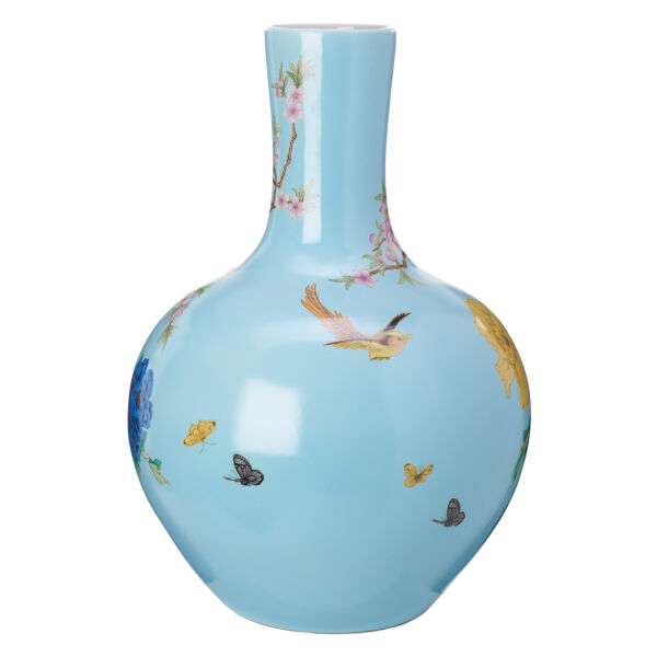 Vase Ball Body Light Blue