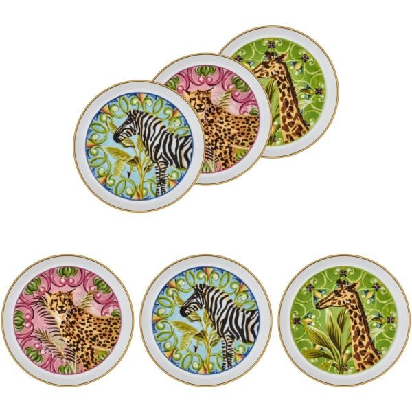 il Giardino Petit Four Tabağı 6lı Set - 10cm