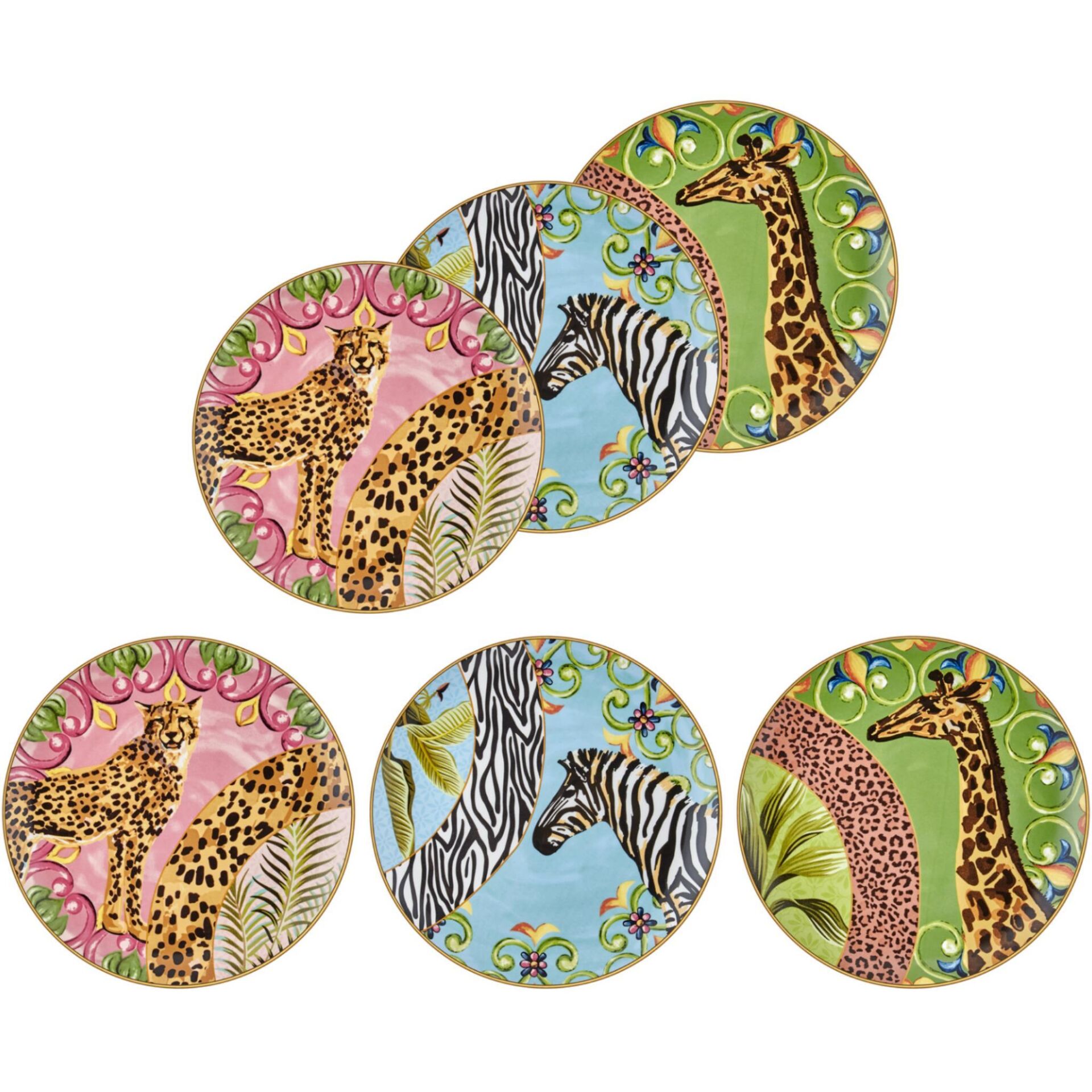 İl Giardino Düz Servis Tabağı 6 Lı Set - 26 Cm