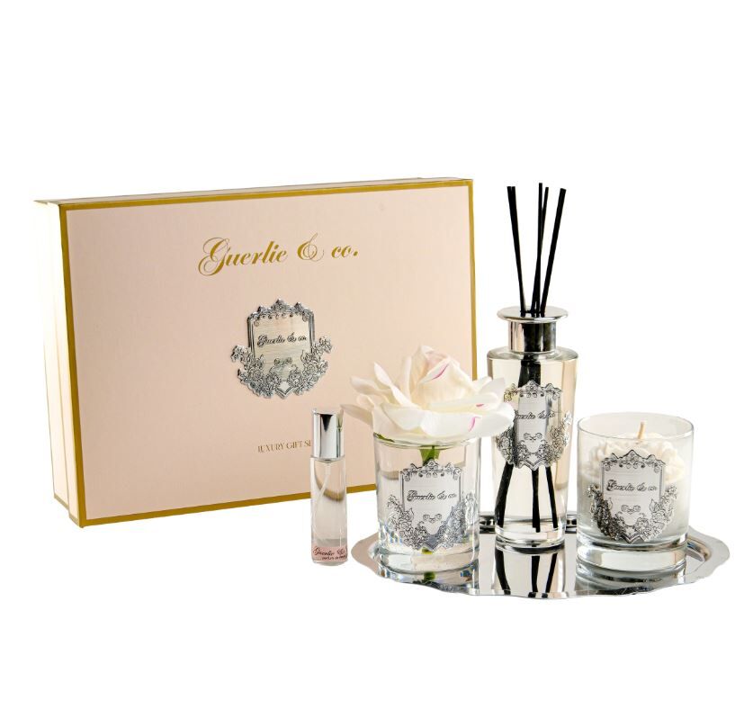 Luxury Silver Set Krem Gül