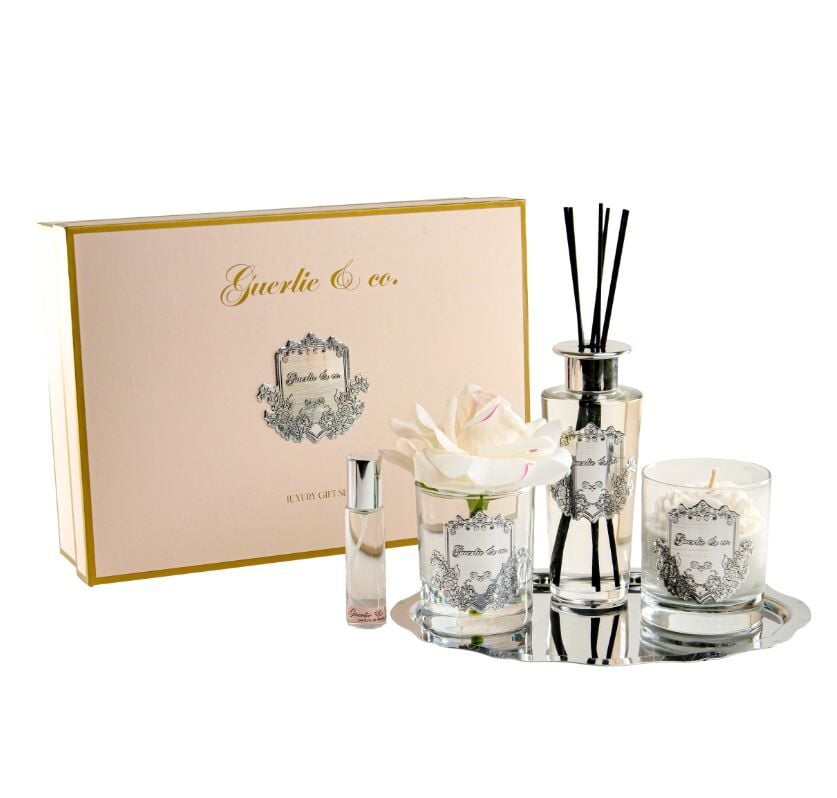 Luxury Silver Set Krem Gül