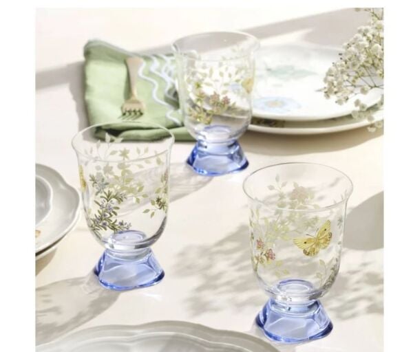Butterfly Herbs Su/Meşrubat Bardağı 4'lü Set