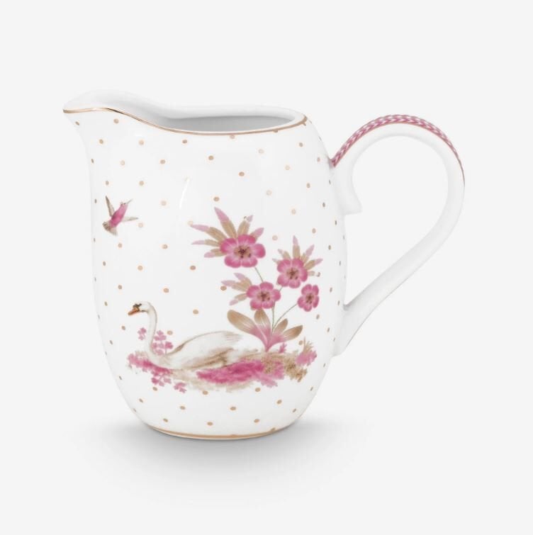 Beyaz Porselen Sütlük 250 Ml Jolie Collection