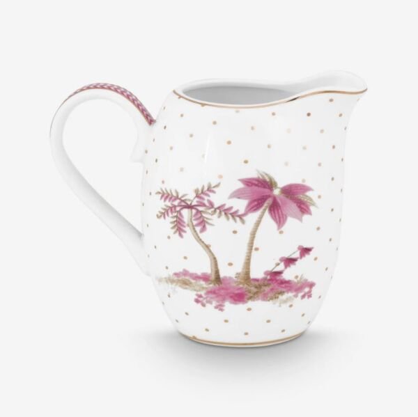 Beyaz Porselen Sütlük 250 Ml Jolie Collection