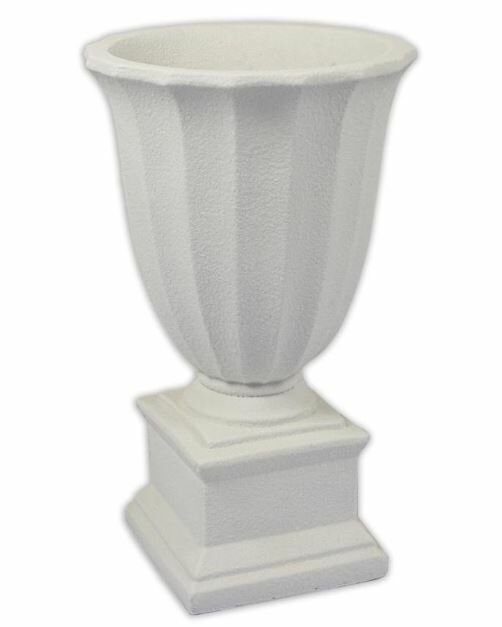 Beyaz Saksı 36x24x62cm