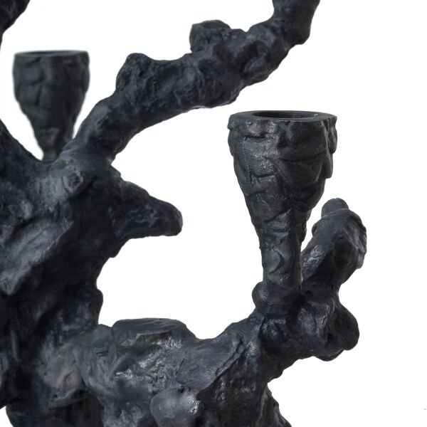 Candle Holder Apple Tree Graphite