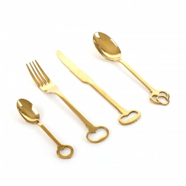 SELETTI GOLD ÇATAL & BIÇAK 6 KİŞİLİK SET