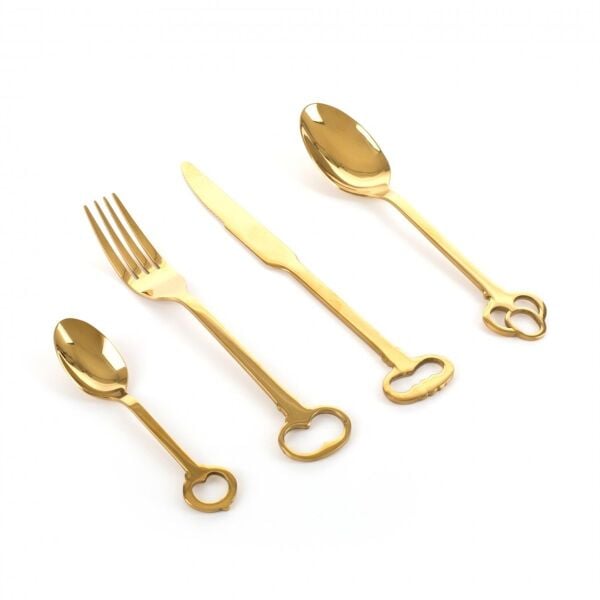 SELETTI GOLD ÇATAL & BIÇAK 6 KİŞİLİK SET