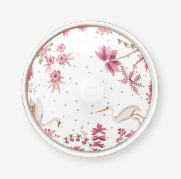 Beyaz Porselen Şekerlik 300 Ml Jolie Collection