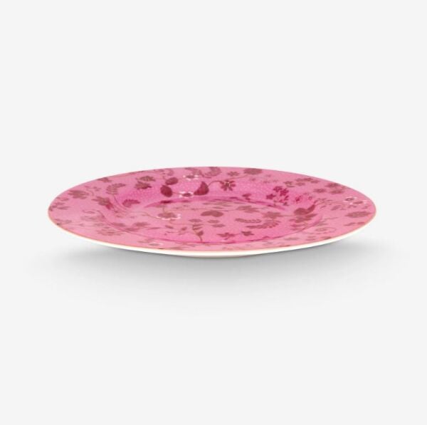 Pembe Porselen Pasta Tabağı 17 Cm Jolie Collection