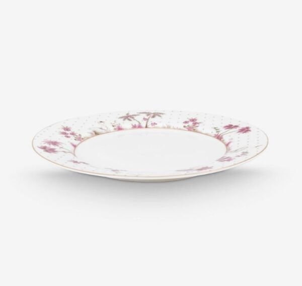 Beyaz Porselen Kahvaltı Tabağı 21 Cm Jolie Collection
