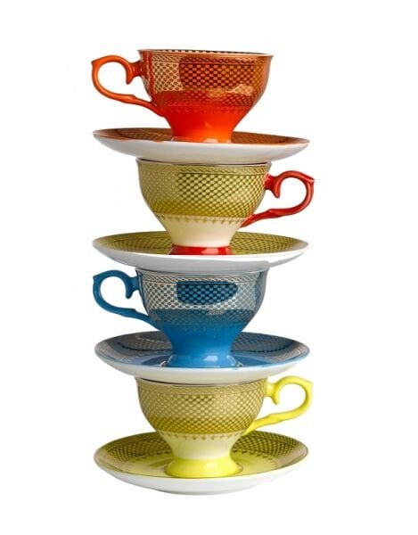 Espresso Set Grandma- 4'lü Fincan