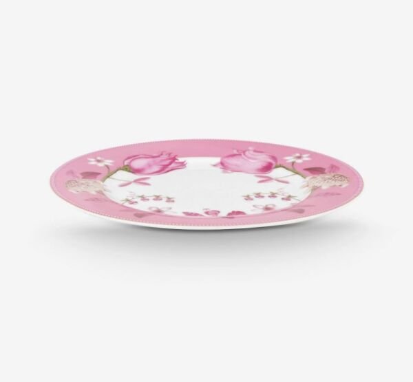 Pembe Porselen Kahvaltı Tabağı 23 Cm Jolie Collection