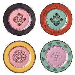 Side Plate Grandpa- 4'lü Set