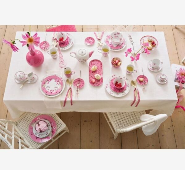 Beyaz Porselen Yemek Tabağı 26,5 Cm Jolie Collection