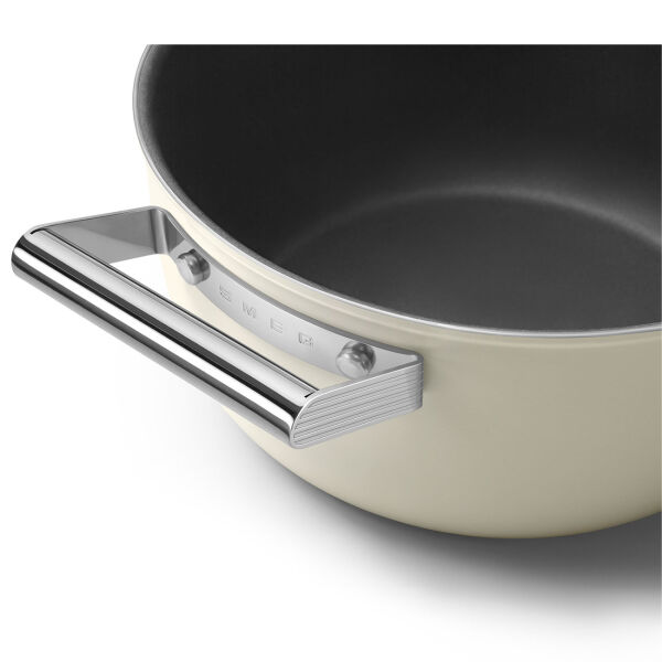 Coockware Krem Tencere Cam Kapaklı 24 cm