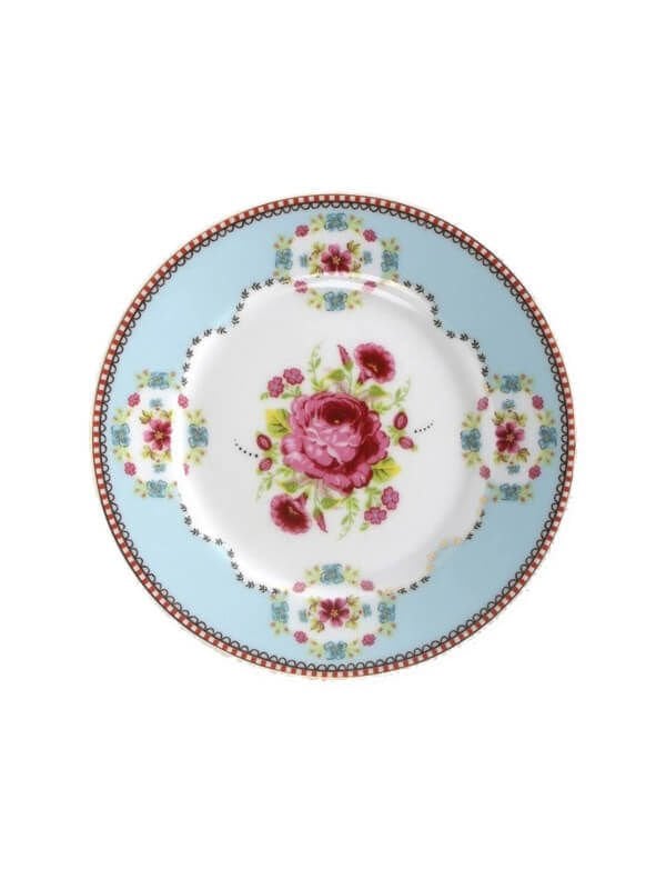 Pip Mavi Kek Tabağı 17 Cm