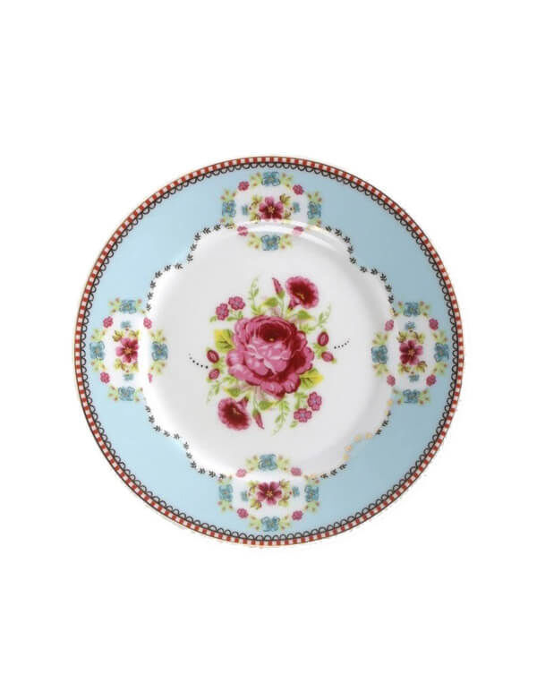 Pip Mavi Kek Tabağı 17 Cm