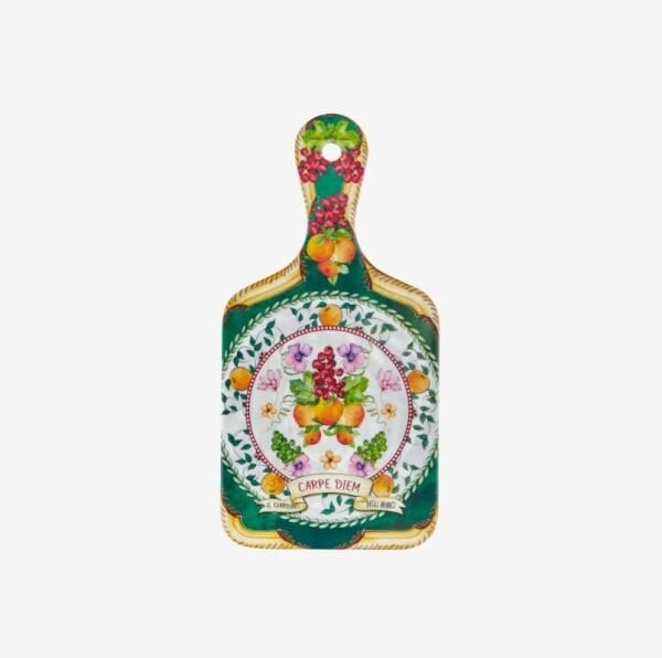 Yeşil Melamin Sunum Tahtası 25 Cm Carpe Diem