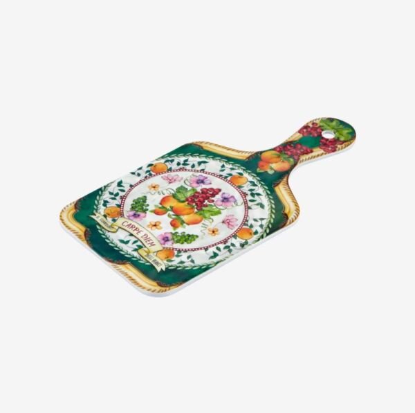 Yeşil Melamin Sunum Tahtası 25 Cm Carpe Diem