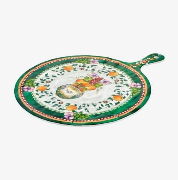 Yeşil Melamin Sunum Tahtası 41 Cm Carpe Diem