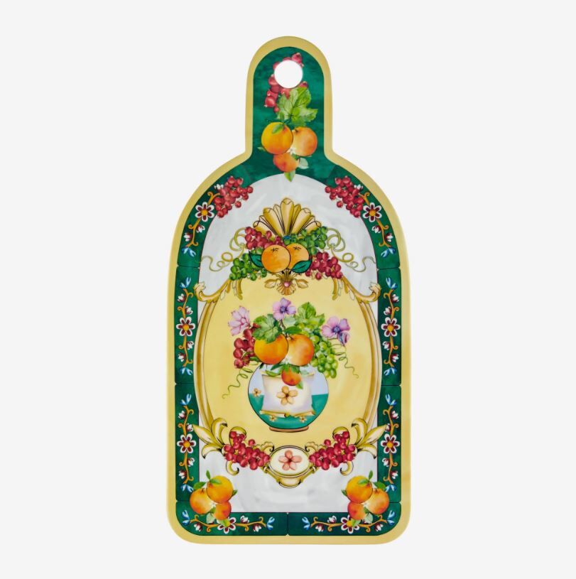 Yeşil Melamin Sunum Tahtası 34 Cm Carpe Diem