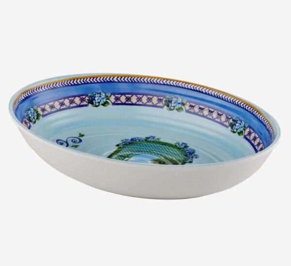 Amore Mavi Melamin Servis Kasesi 33 Cm