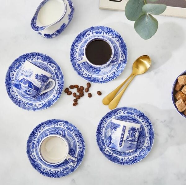 BLUE ITALIAN KAHVE FİNCAN+TABAĞI