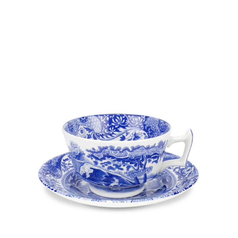 BLUE ITALIAN ÇAY FİNCAN+TABAĞI