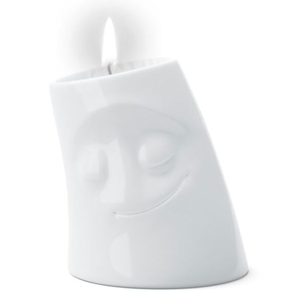 Cozy Küçük Mumluk Beyaz